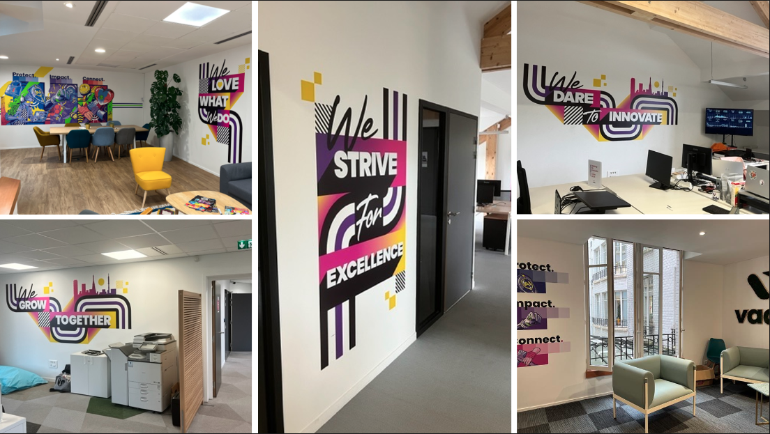 Photos des locaux de Vade transformés par We Feel Good pour valoriser davantage leur marque employeur
